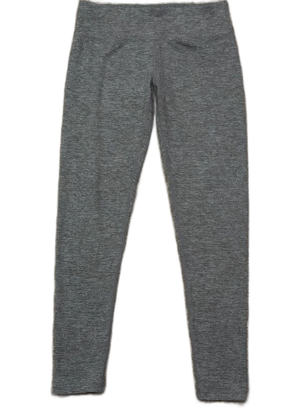 Kyodan Gray Heathered Brushed Activewear Leggings Workout Athleisure Small